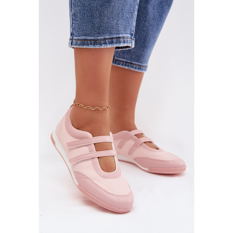 Boto Sportovní dámské baleríny s pásky Růžové Farvessa 67681630