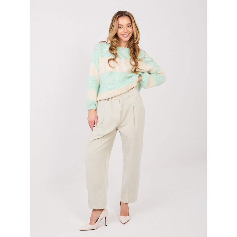 FPrice Nohavice MI SP 2690.00 svetlo béžové 67681536