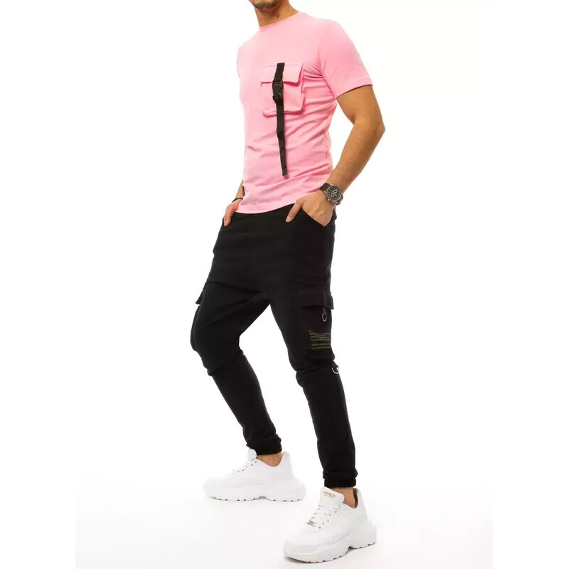 FashionStreet pánska ružovo-čierna tepláková súprava AX0367 67681963