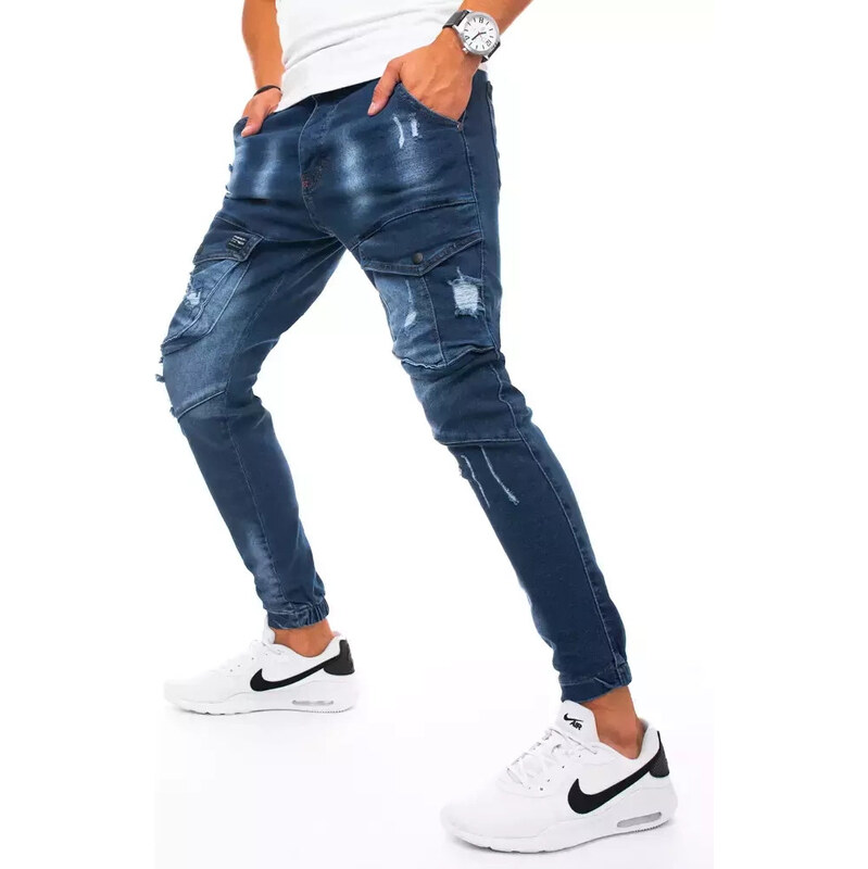 Pánske modré džínsy FashionStreet UX3271 67681992