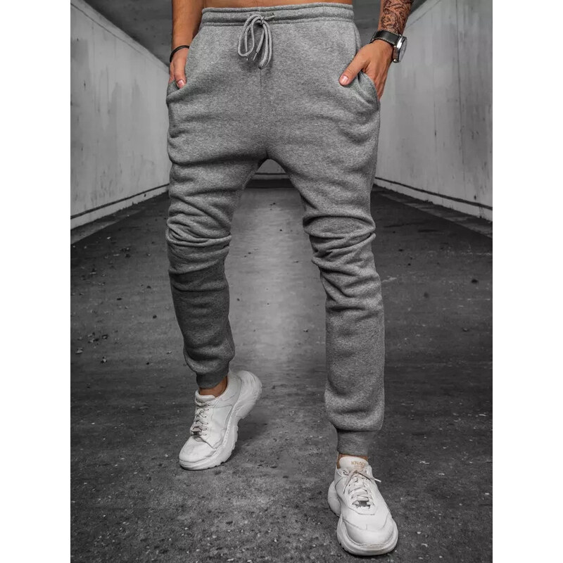 Svetlošedé pánske nohavice FashionStreet UX3890 67682180