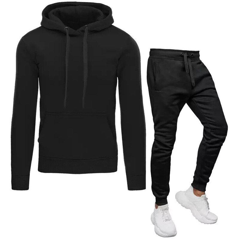 FashionStreet čierna pánska tepláková súprava AX0383z 67682185