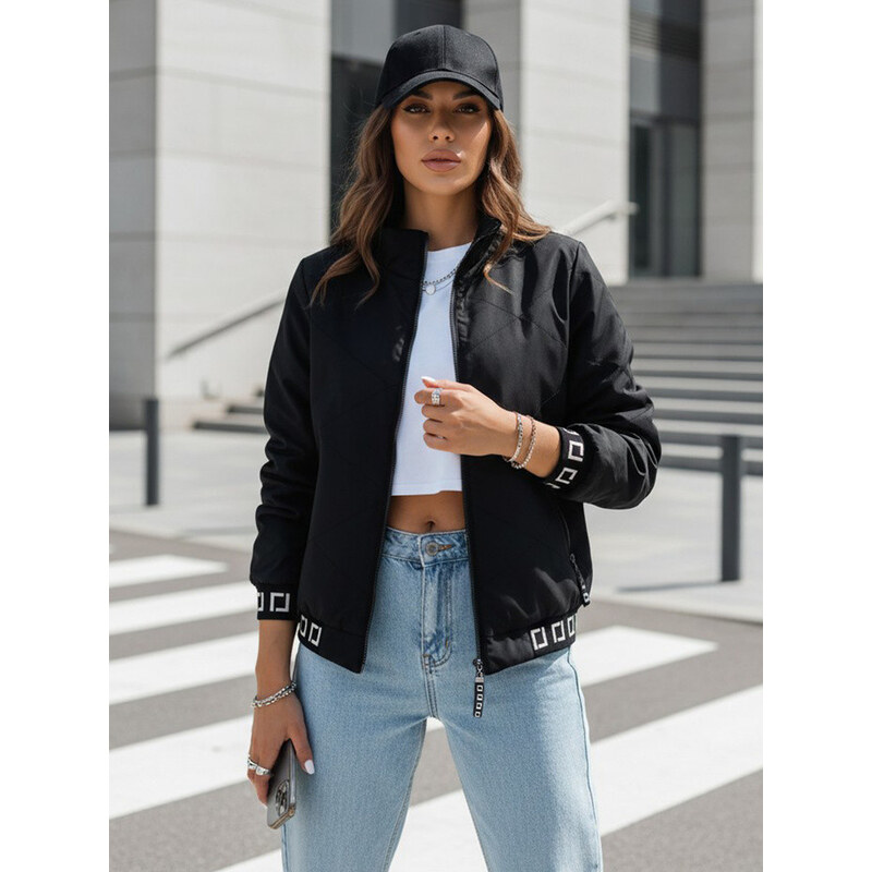 Dámsky čierny bomber HERA FashionStreet TY3765 67682291