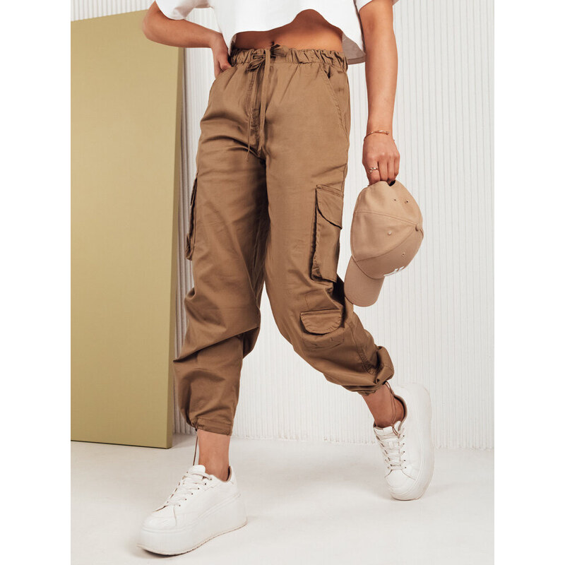 Dámske padákové nohavice MIRI camel FashionStreet UY1680 67682329