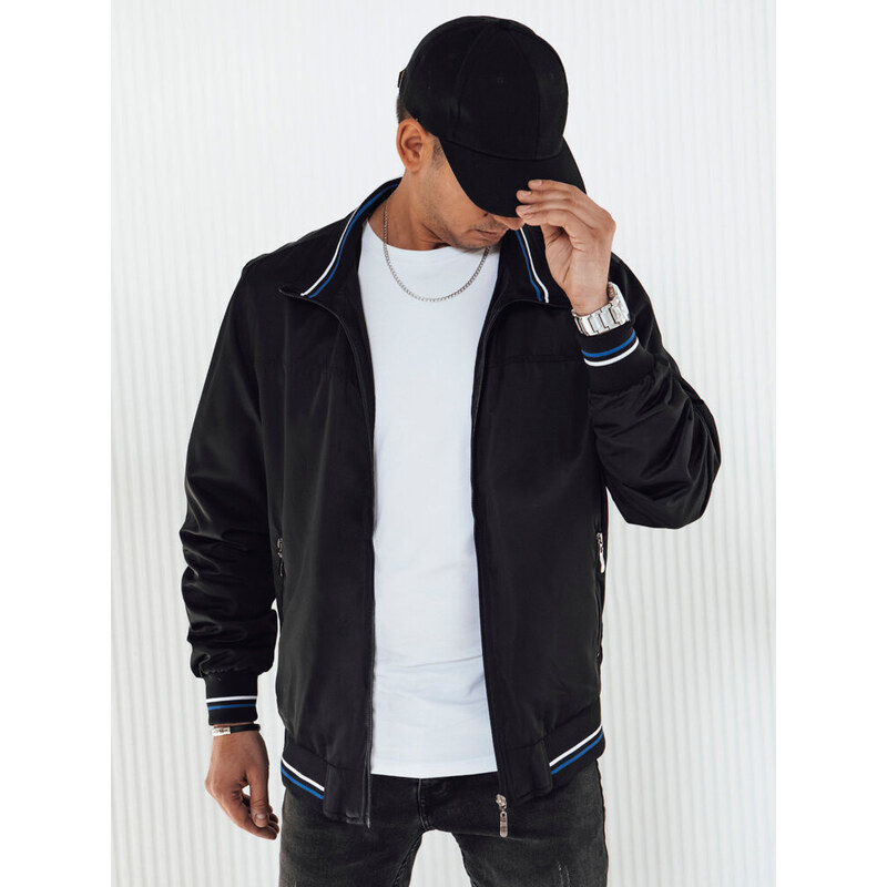 Pánska prechodná bunda čierna FashionStreet TX4675 67682431