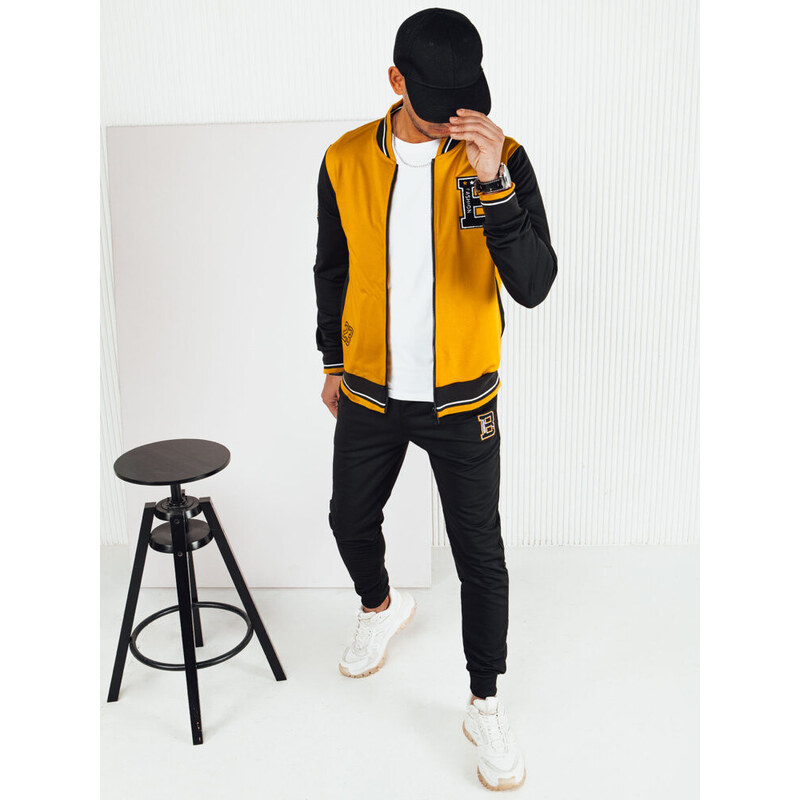 FashionStreet pánska žlto-čierna tepláková súprava AX0765 67682450