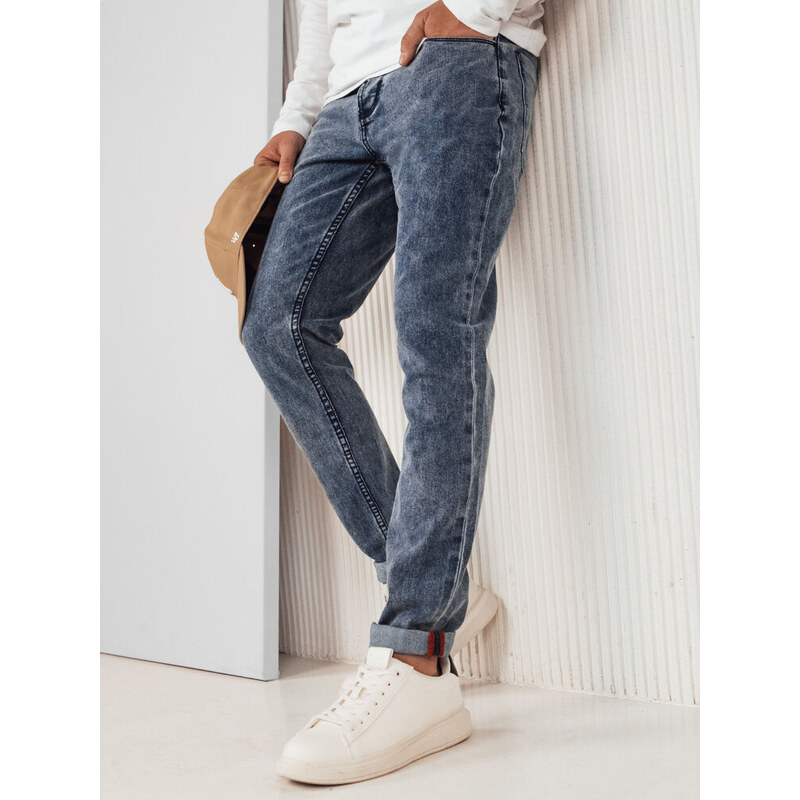 Pánske tmavomodré džínsové nohavice FashionStreet UX4234 67682504
