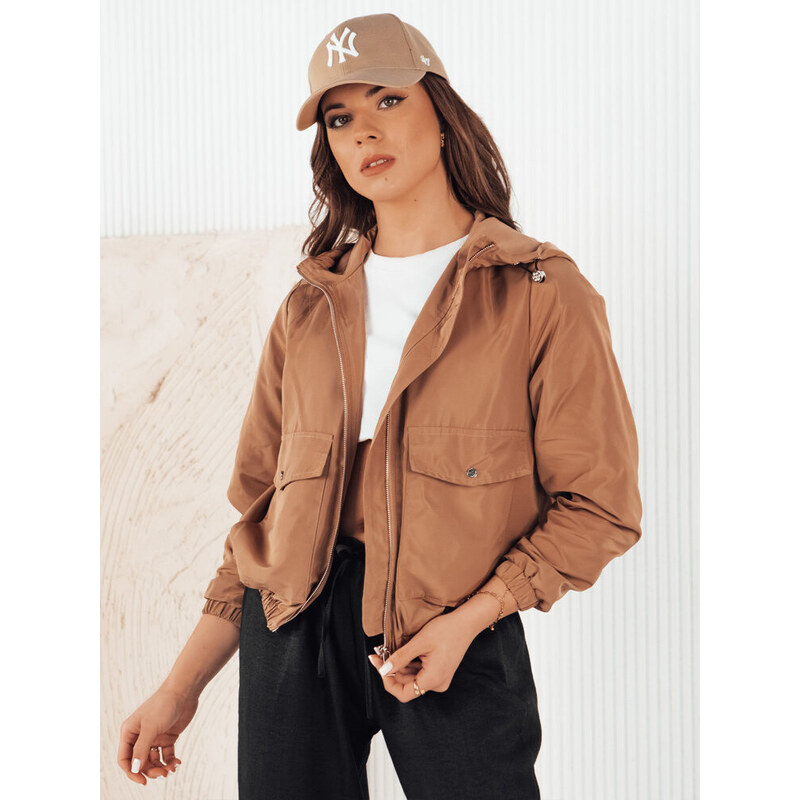 Dámska prechodná bunda BELIJ camel FashionStreet TY4258 67682528