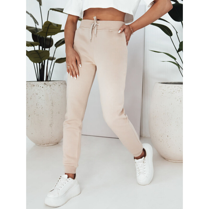 Dámske krémové tepláky VELARA FashionStreet UY2018 67682550