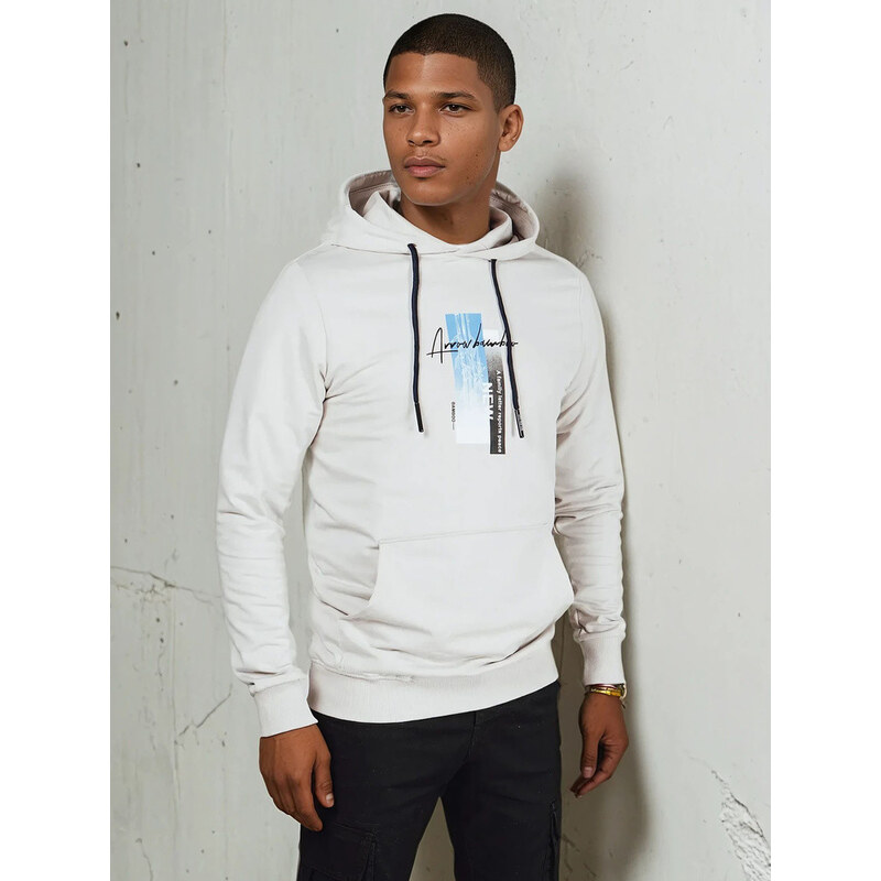 Pánska sivá mikina FashionStreet BX5726 67682593