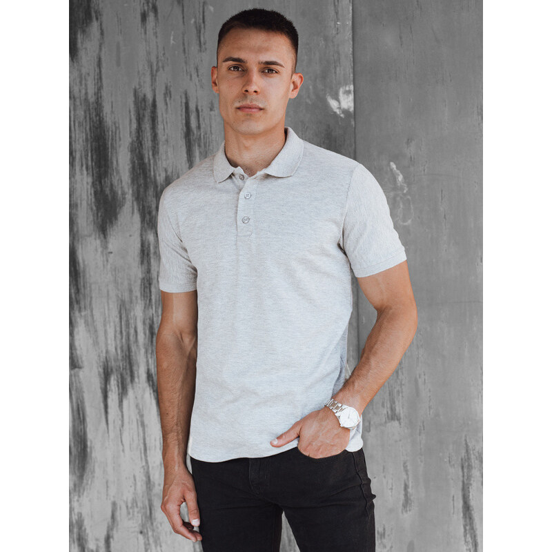 Pánska svetlosivá polokošeľa FashionStreet PX0597 67682626