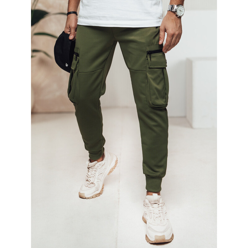 FashionStreet zelené pánske nohavice UX4471 67682900