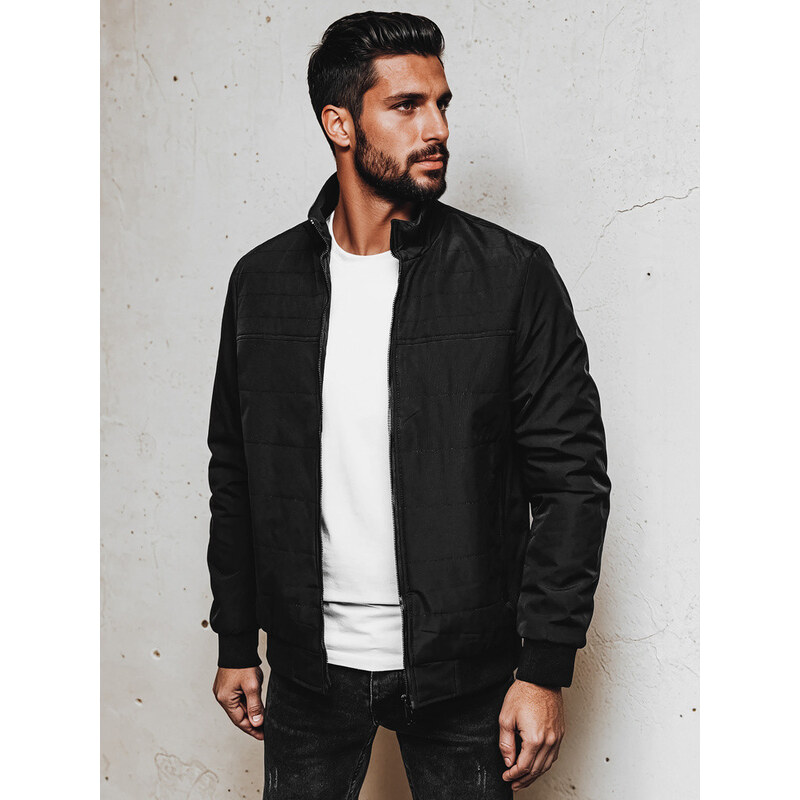 Pánska prechodná bunda čierna FashionStreet TX5005 67682910