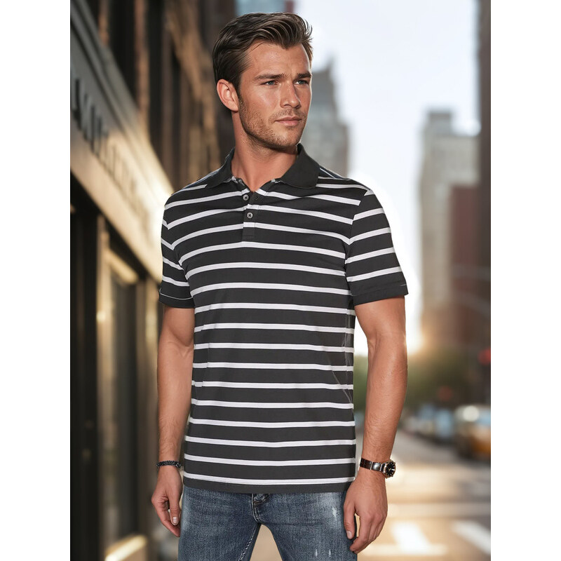 FashionStreet pánska pruhovaná polokošeľa PX0639 67683307