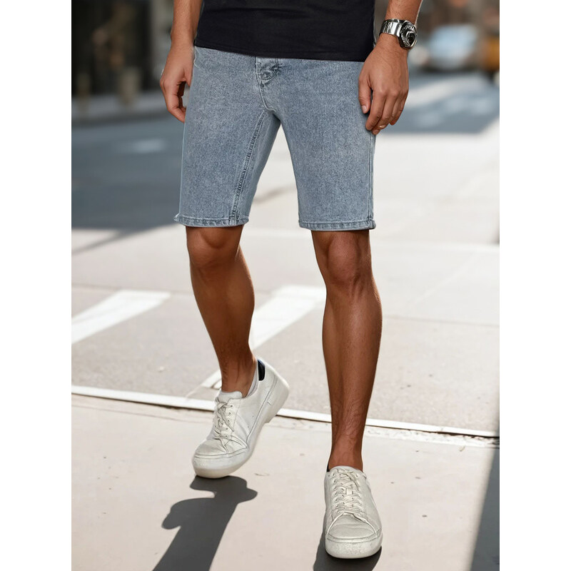 Pánske svetlomodré džínsové šortky FashionStreet SX2490 67683357