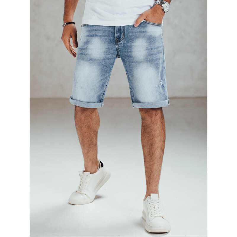 Pánske modré džínsové šortky FashionStreet SX2567 67683453