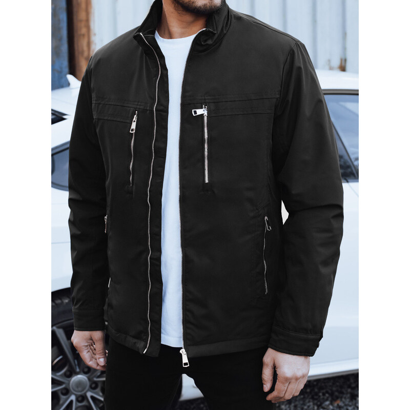 Pánska prechodná bunda čierna FashionStreet TX5035 67683491