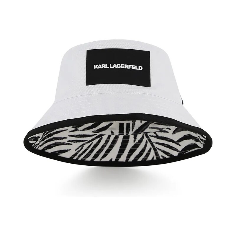 Bavlnená obojstranná detská čiapka Karl Lagerfeld 67688054