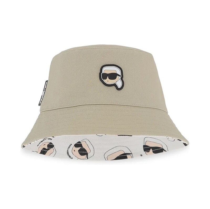Bavlnená obojstranná detská čiapka Karl Lagerfeld 67688055