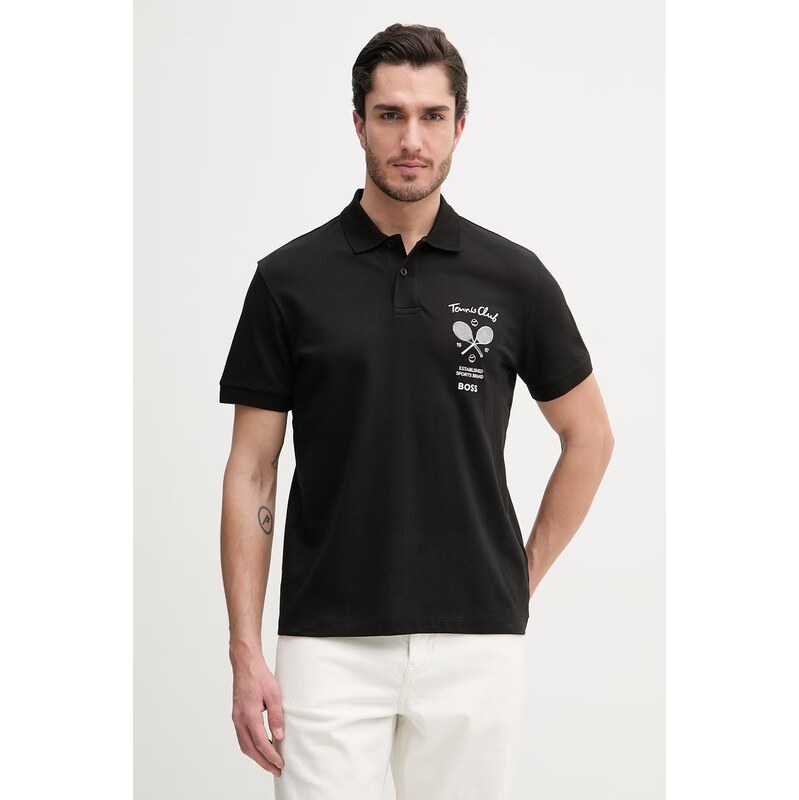 Bavlnené polo tričko BOSS Green 67688283