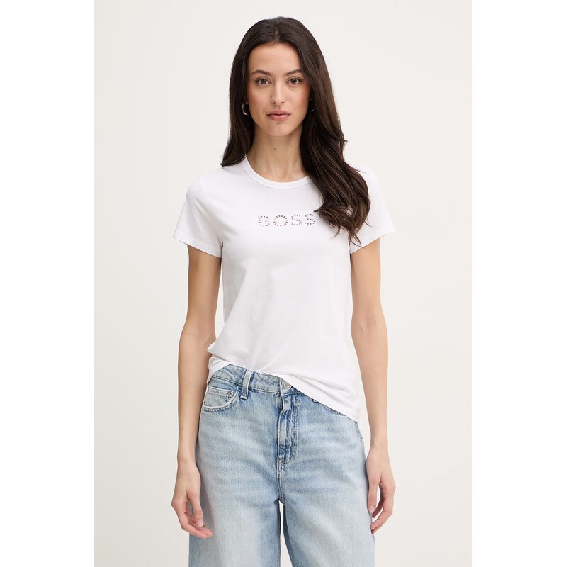 Bavlnené tričko BOSS Eventsa11 67688298