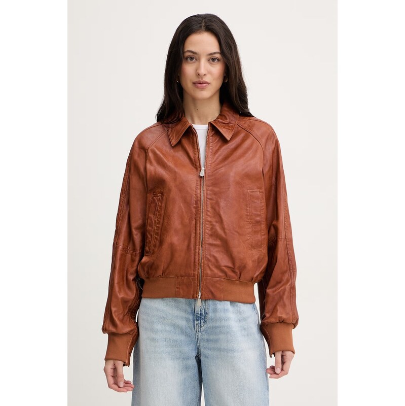 Kožená bunda Pinko 67688304
