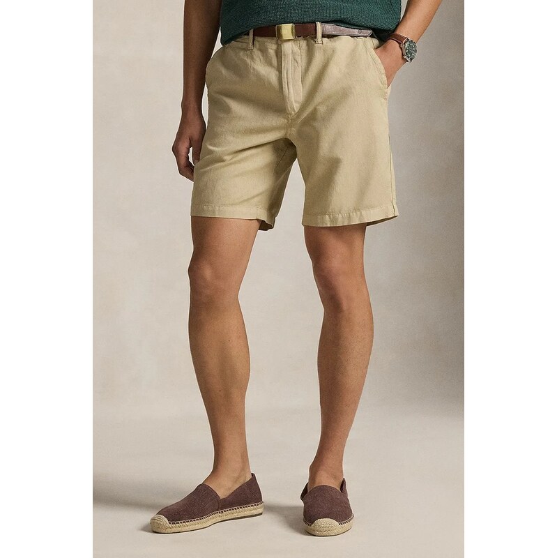 Šortky s prímesou ľanu Polo Ralph Lauren 67688358