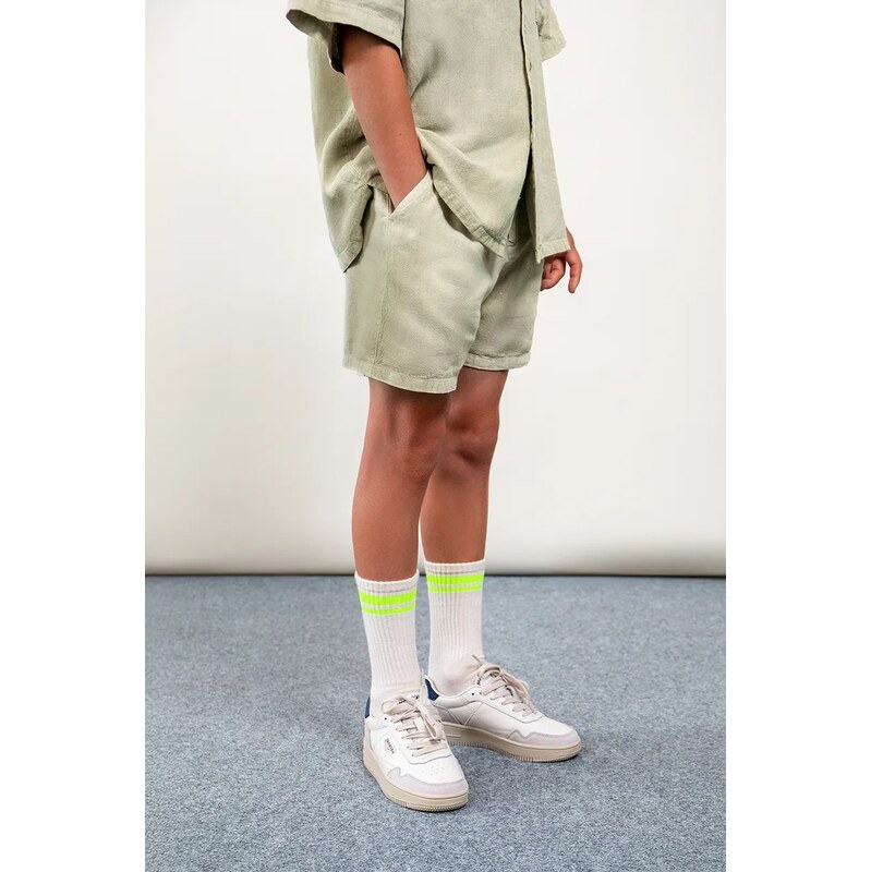 Detské šortky s prímesou ľanu Mayoral Boston by Mayoral 67688355