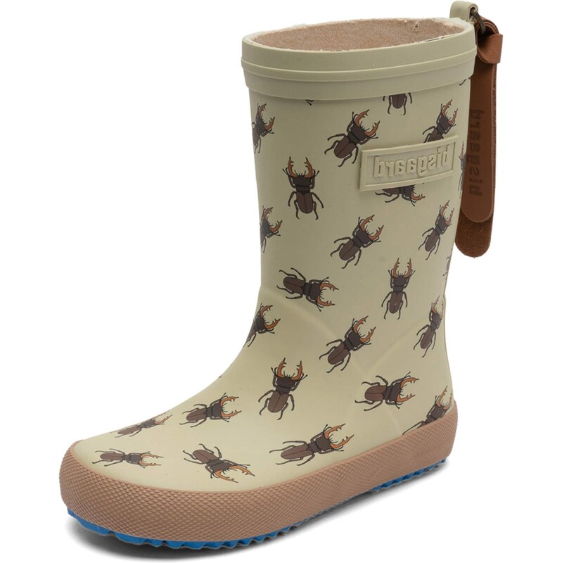 BISGAARD Gumáky hnedá / tmavohnedá / pastelovo zelená 67694170