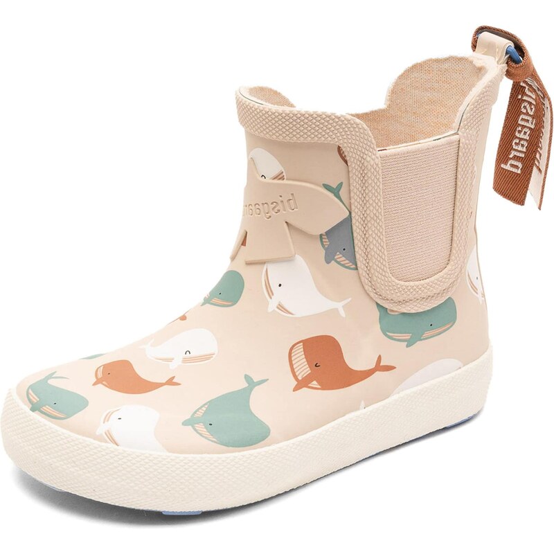 BISGAARD Gumáky béžová / gaštanová / smaragdová / biela 67695087