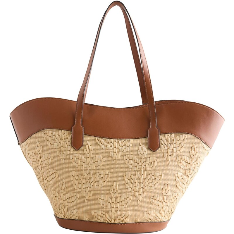 Next Shopper koňaková / prírodná biela 67695131