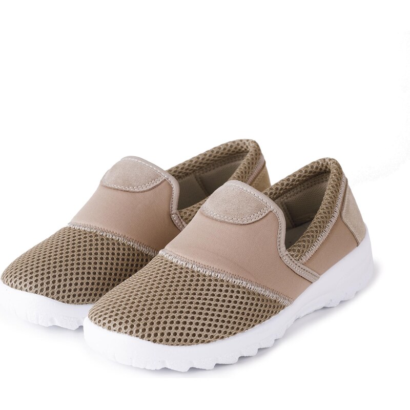 Vlnka Dámske priedušné gélové tenisky béžová veľkosti obuvi - dospelí 17595028