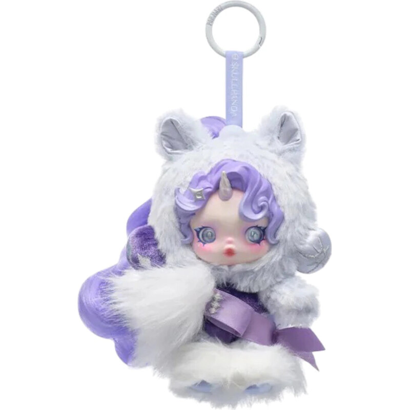 Pop Mart Skullpanda x My Little Pony Series Rarity Plush Doll Pendant 67690877