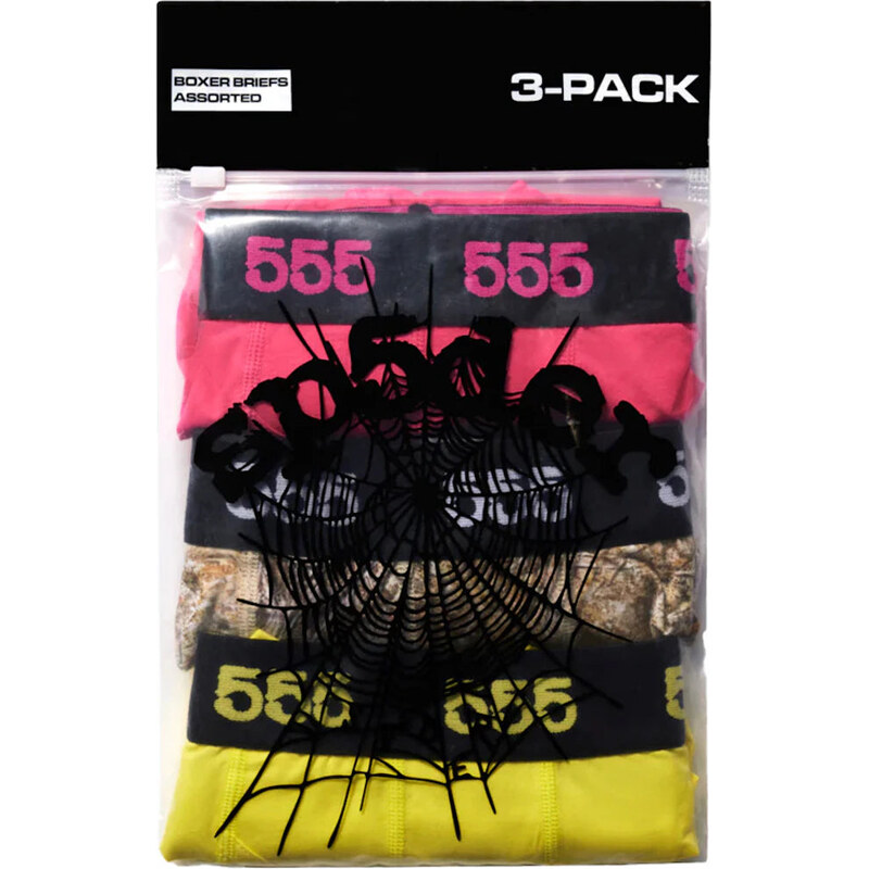 Sp5der Boxer Briefs (Set of 3) Multicolor 67691390