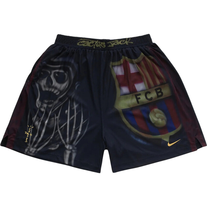 Travis Scott x Nike x FC Barcelona Skeleton Home Shorts Multicolor 67340544