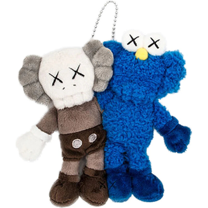 KAWS Seeing/Watching Plush Keychain Grey/Blue 67340614