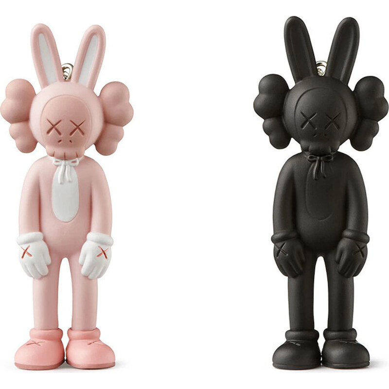 KAWS Tokyo First Accomplice Keychain Pink/Black Set (2021) 67340599