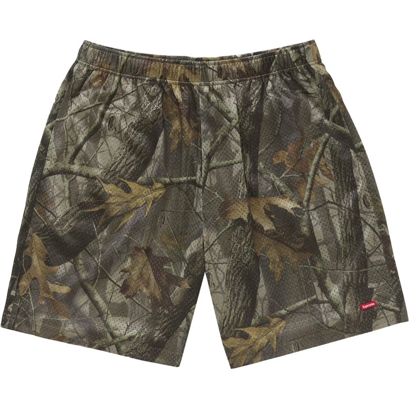 Supreme Small Box Baggy Mesh Short (SS25) Realtree Hardwoods Camo 67341537