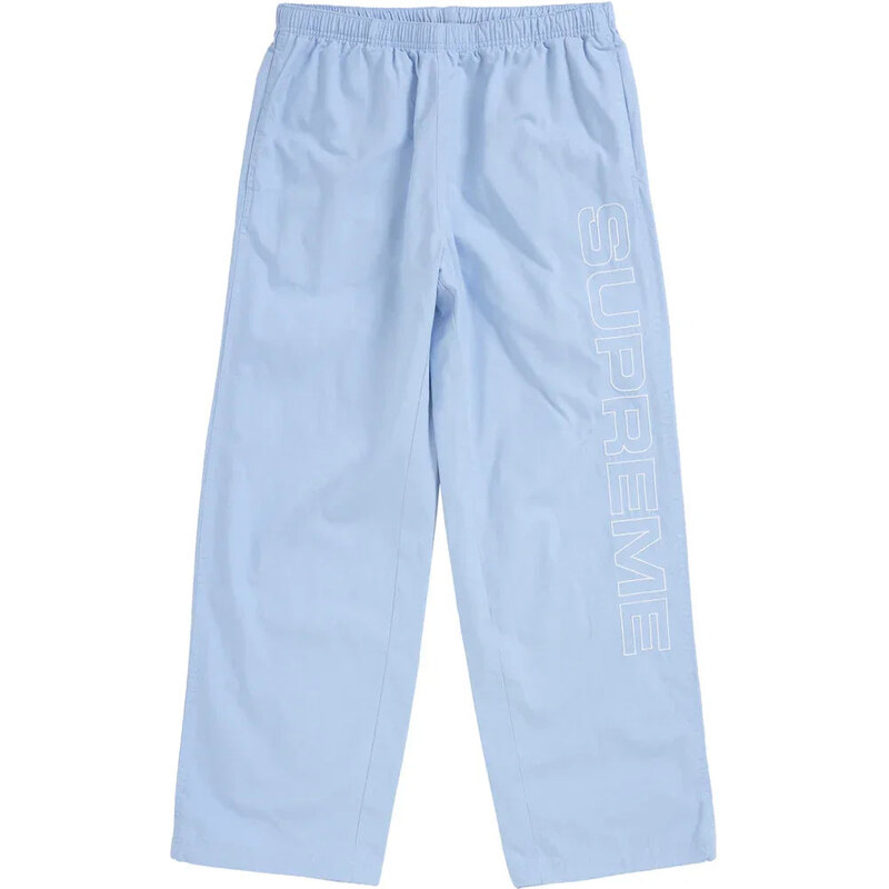 Supreme Spellout Embroidered Ripstop Track Pant Blue 67341511