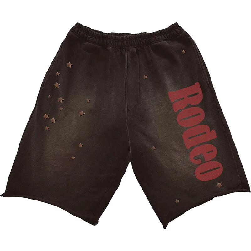 Travis Scott Cactus Jack x Sp5der Days Before Rodeo Shorts Black 67341924