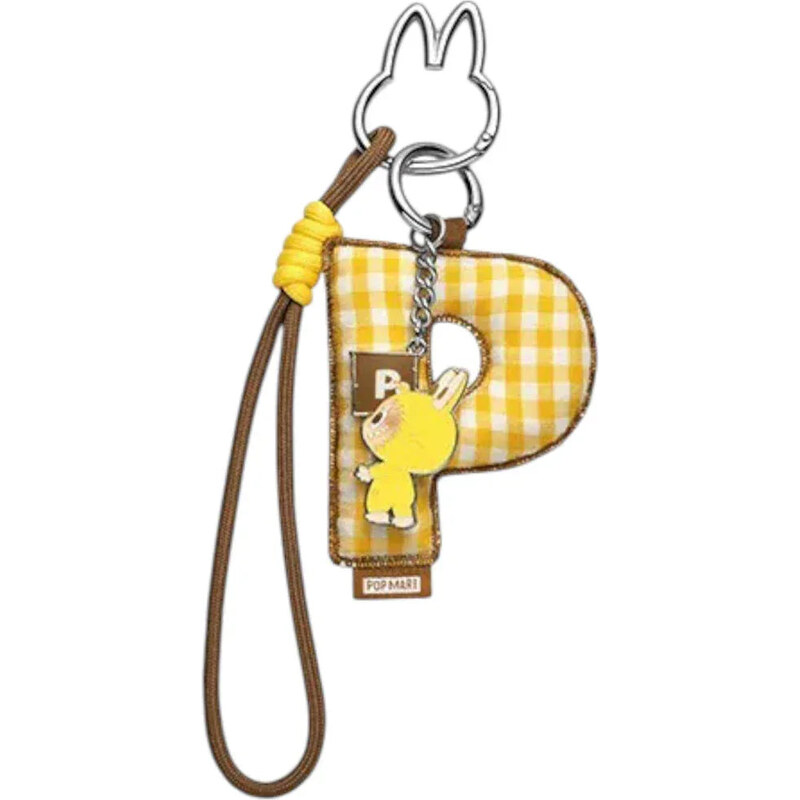 Pop Mart Labubu The Monsters Pin for Love Series P Letter Pendant 67342628