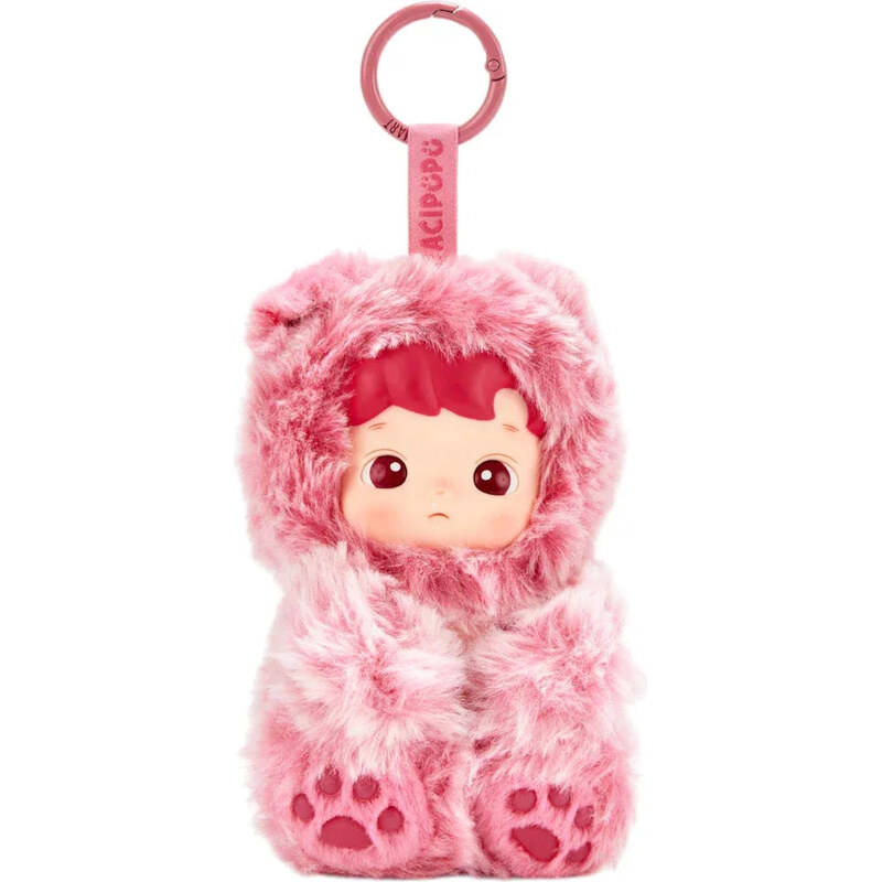 Pop Mart HACIPUPU Gummy Bear Series Vinyl Cherry Flavor Plush Pendant 67342731