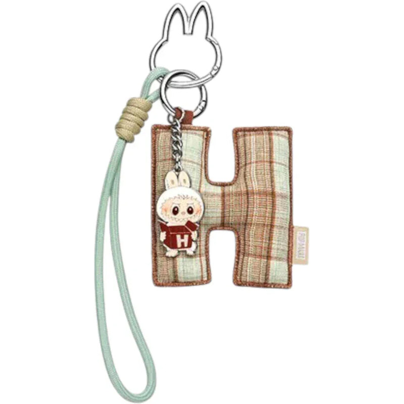Pop Mart Labubu The Monsters Pin for Love Series H Letter Pendant 67342644