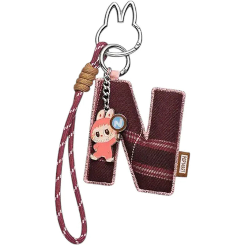 Pop Mart Labubu The Monsters Pin for Love Series N Letter Pendant 67342674