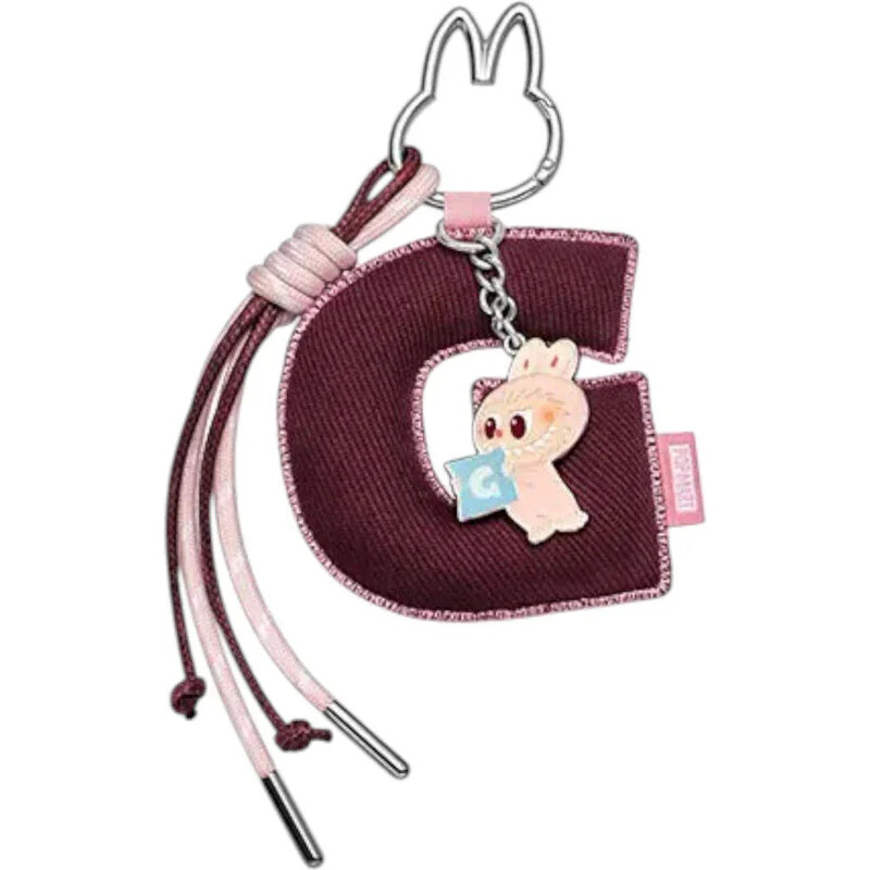 Pop Mart Labubu The Monsters Pin for Love Series G Letter Pendant 67342678