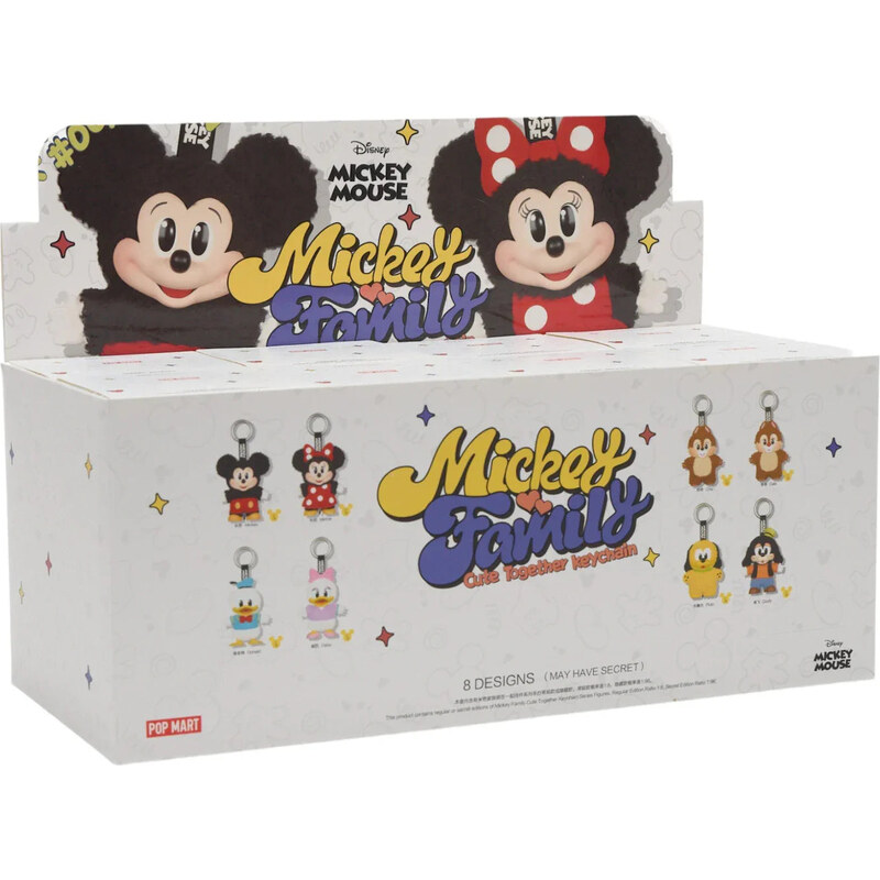 Pop Mart Disney Mickey Family Together Series Plush Keychain Sealed 67344194