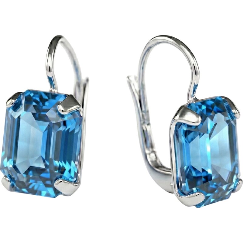 Soliter Trblietavé náušnice s modrým kryštálom 438 001 01771 0400550 67624011