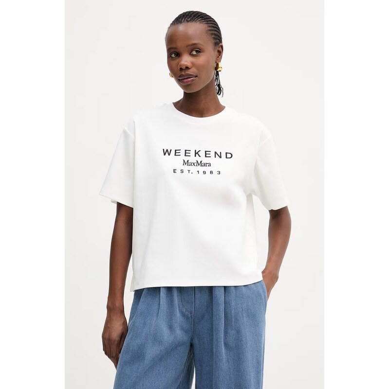 Bavlnené tričko Weekend Max Mara SABATO 67696906