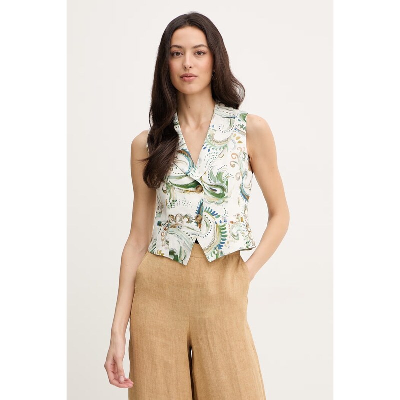 Ľanová vesta Marella MELODIA 67697214