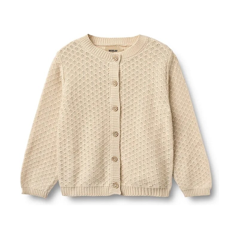 Detský bavlnený kardigan Wheat 67697194